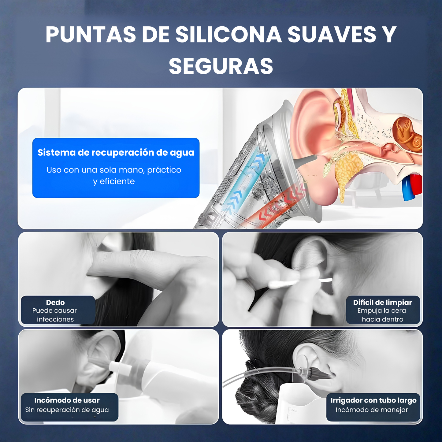 Limpiador de oídos eléctrico